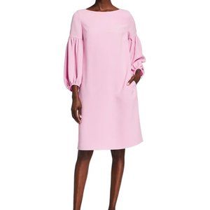 Lafayette 148 Karlie Finesse Crepe Shift Dress in Pink
